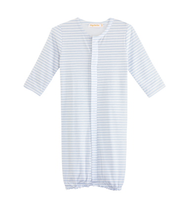 Baby Club Chic Baby Club Chic Light Blue Stripe Converter Gown