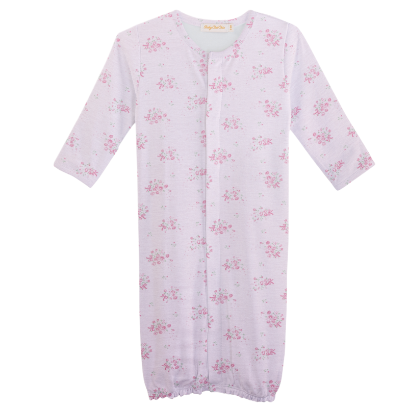 Baby Club Chic Baby Club Chic Tiny Bunch of Roses Converter Gown