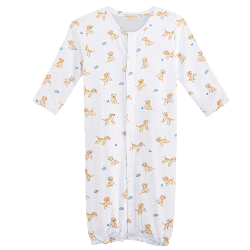 Baby Club Chic Baby Club Chic Tiny Puppies Converter Gown