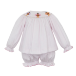 Petit Bebe Petit Bebe Turkey Bishop Bloomer Set
