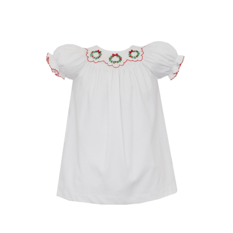 Petit Bebe Petit Bebe Wreath Bishop Dress