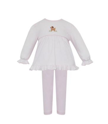 Petit Bebe Petit Bebe Puppies Tunic Set