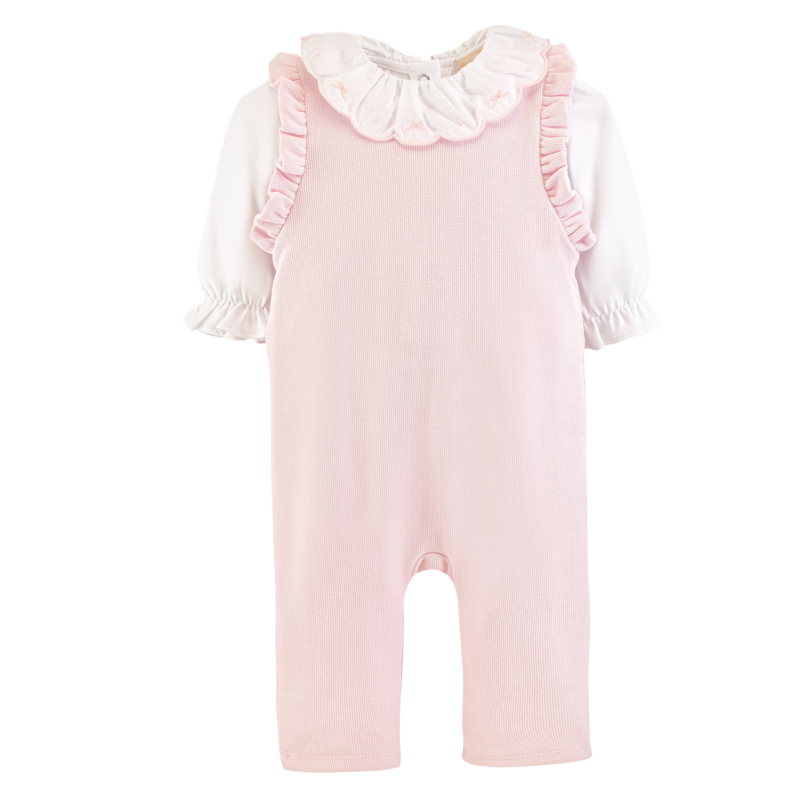 Baby Club Chic Baby Club Chic Pretty Bows & Roses Overall Set