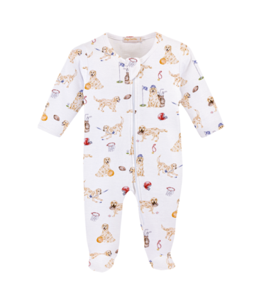 Baby Club Chic Baby Club Chic Golden League Zipped Footie