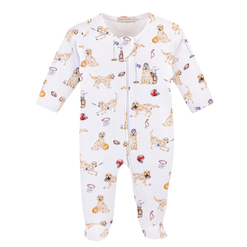 Baby Club Chic Baby Club Chic Golden League Zipped Footie