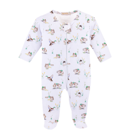 Baby Club Chic Baby Club Chic Duck Pond Zipped Footie