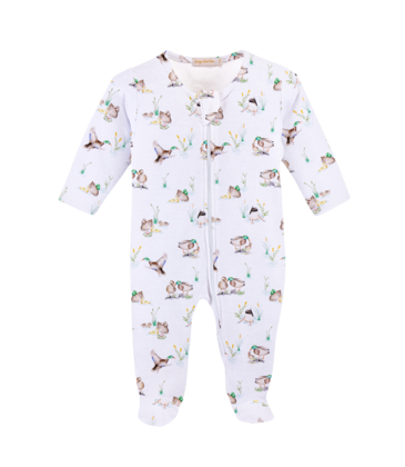 Baby Club Chic Baby Club Chic Duck Pond Zipped Footie