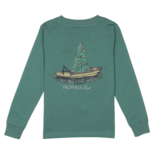Properly Tied Properly Tied Marine Green LS Tee - Jolly Boat