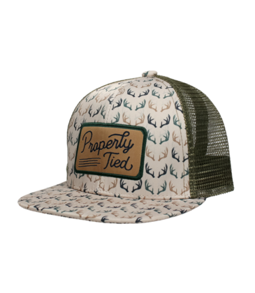 Properly Tied Properly Tied Sportsman Trucker Hat - Antlers