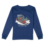 Properly Tied Properly Tied River Blue LS Tee - Polar Express