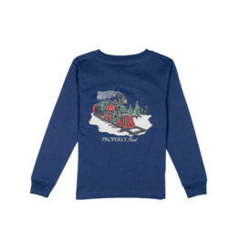 Properly Tied Properly Tied River Blue LS Tee - Polar Express
