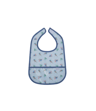 Apple of My Isla Apple of My Isla The Wipe It Bib - Flies