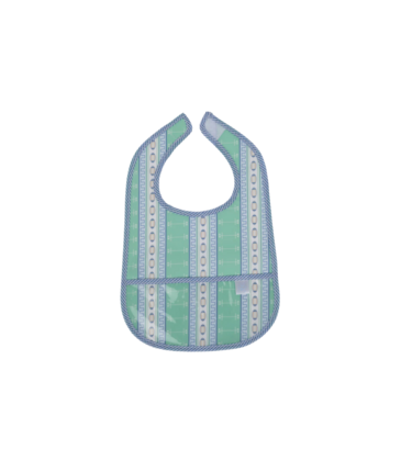 Apple of My Isla Apple of My Isla The Wipe It Bib - Football