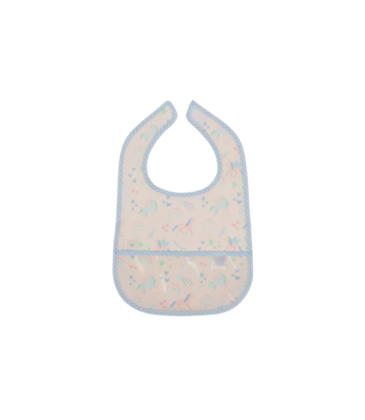 Apple of My Isla Apple of My Isla The Wipe It Bib - Unicorns