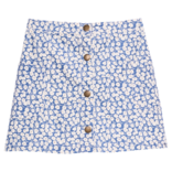 Bisby Bisby French Blue Corduroy Emily Skirt