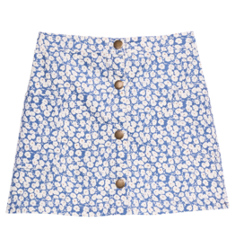 Bisby Bisby French Blue Corduroy Emily Skirt