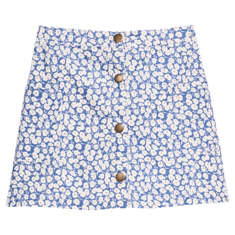 Bisby Bisby French Blue Corduroy Emily Skirt
