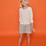 Bisby Bisby White Scallop Essential Tee