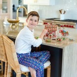 Lila + Hayes Lila + Hayes Beckett - Christmas Candy Blue