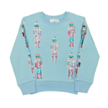 Belle Cher Belle Cher Light Blue Nutcracker Sweatshirt