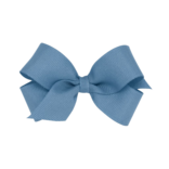 Wee Ones Wee Ones Mini Smoke Blue Bow