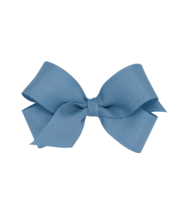 Wee Ones Wee Ones Mini Smoke Blue Bow