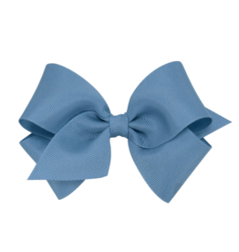 Wee Ones Wee Ones Small Smoke Blue Bow