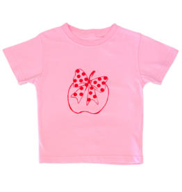 Mustard & Ketchup Mustard & Ketchup Light Pink Apple T-Shirt