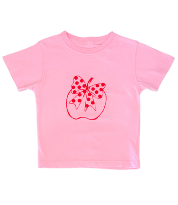Mustard & Ketchup Mustard & Ketchup Light Pink Apple T-Shirt