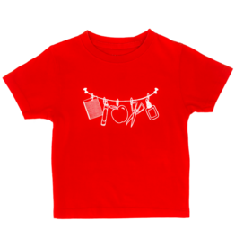 Mustard & Ketchup Mustard & Ketchup Red School Supplies T-Shirt