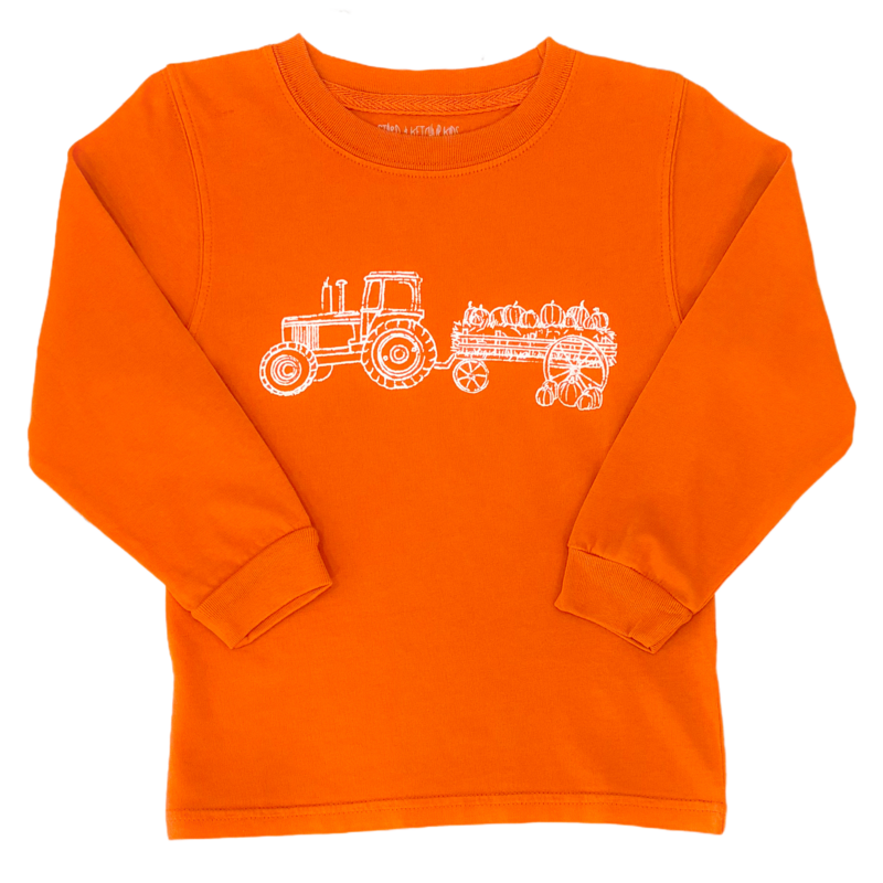 Mustard & Ketchup Mustard & Ketchup LS Burnt Orange Hayride T-Shirt