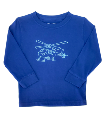 Mustard & Ketchup Mustard & Ketchup LS Navy Helicopter T-Shirt