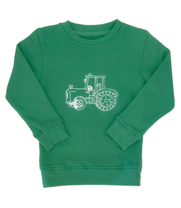 Mustard & Ketchup Mustard & Ketchup Green Tractor Sweatshirt