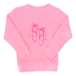 Mustard & Ketchup Mustard & Ketchup Light Pink Ballet Slippers Sweatshirt