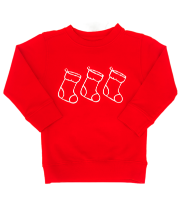 Mustard & Ketchup Mustard & Ketchup LS Red Stockings Sweatshirt