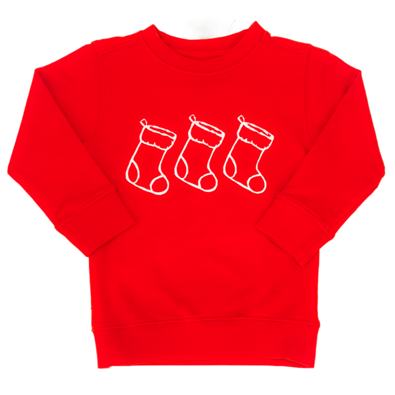 Mustard & Ketchup Mustard & Ketchup LS Red Stockings Sweatshirt