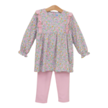 Trotter Street Kids Trotter Street Kids Autumn Blooms Pant Set