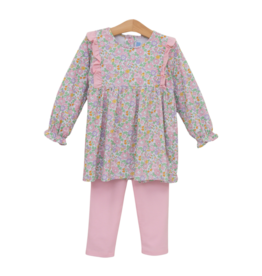 Trotter Street Kids Trotter Street Kids Autumn Blooms Pant Set