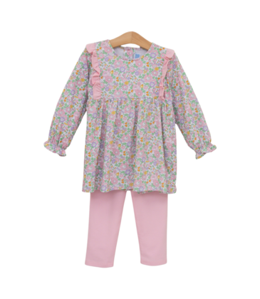 Trotter Street Kids Trotter Street Kids Autumn Blooms Pant Set