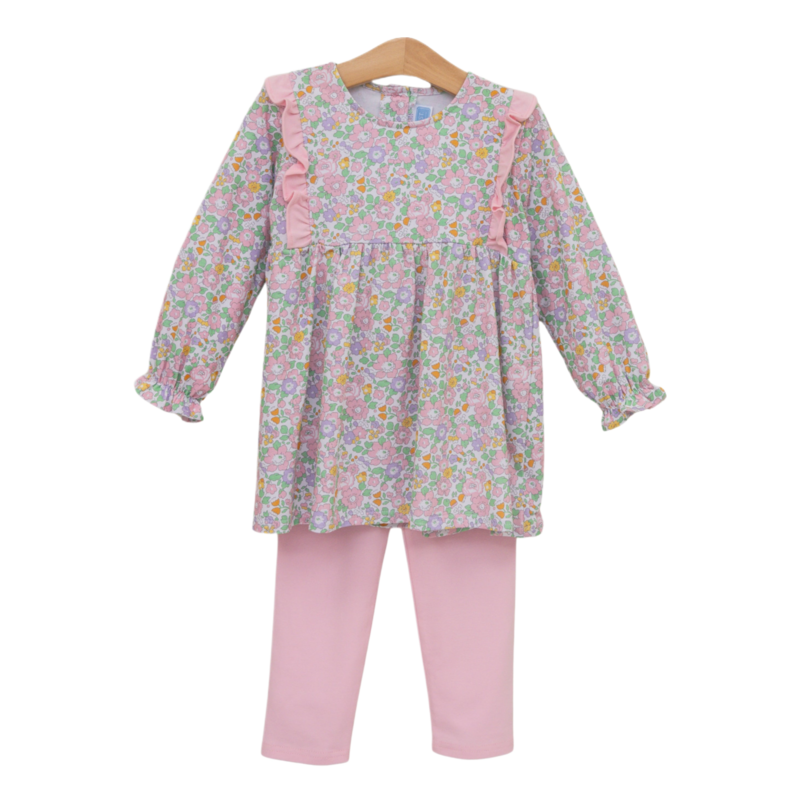 Trotter Street Kids Trotter Street Kids Autumn Blooms Pant Set