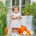 Trotter Street Kids Trotter Street Kids Pumpkin Patch Scalloped Bubble