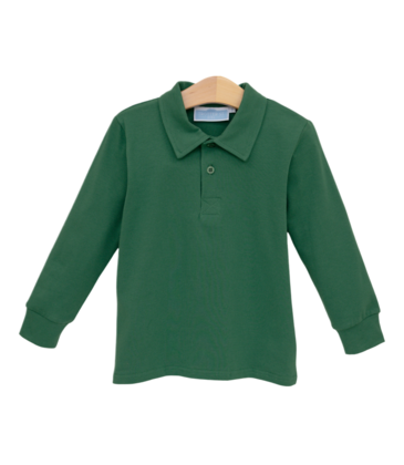 Trotter Street Kids Trotter Street Kids Jackson Polo - Hunter Green