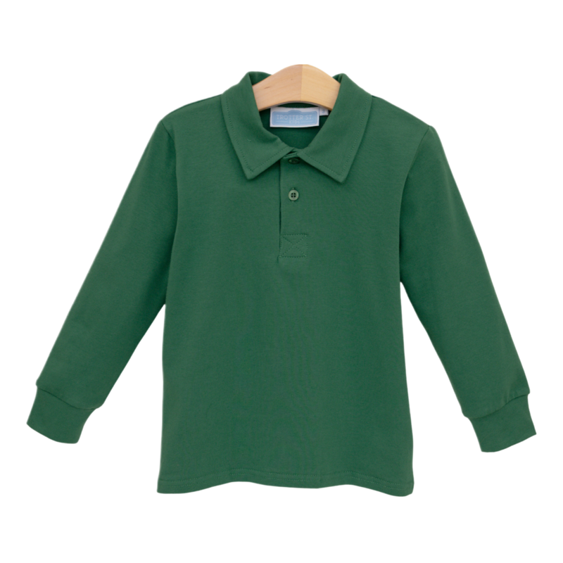 Trotter Street Kids Trotter Street Kids Jackson Polo - Hunter Green