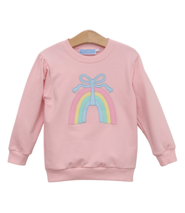 Trotter Street Kids Trotter Street Kids Rainbow French Terry Pullover