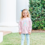 Trotter Street Kids Trotter Street Kids Rainbow French Terry Pullover