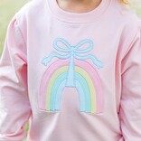 Trotter Street Kids Trotter Street Kids Rainbow French Terry Pullover