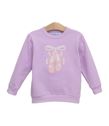 Trotter Street Kids Trotter Street Kids Ballet Shoes French Terry Pullover