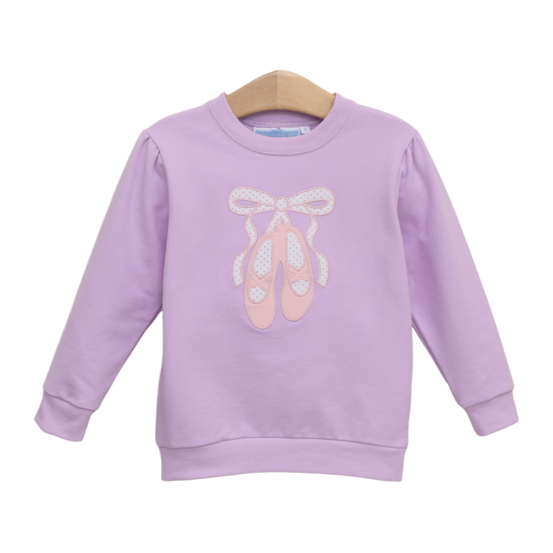 Trotter Street Kids Trotter Street Kids Ballet Shoes French Terry Pullover