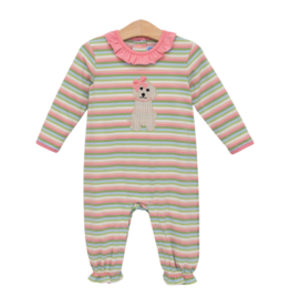 Trotter Street Kids Trotter Street Kids Puppy Ruffle Romper