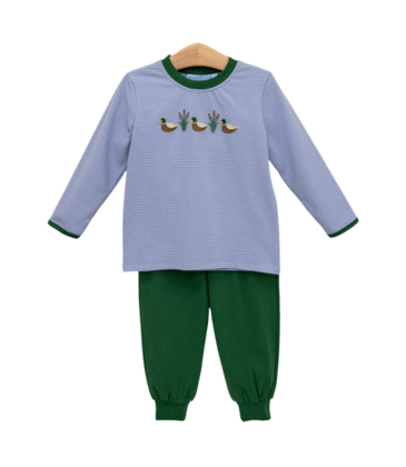 Trotter Street Kids Trotter Street Kids Mallard Trio Pant Set